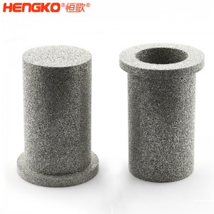 可定制不銹鋼燒結(jié)濾杯_透氣性好金屬粉末燒
